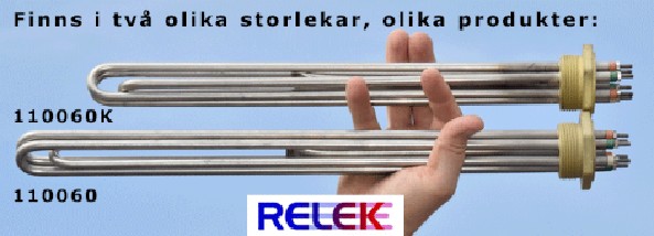 elpatronelement som finns i två olika storlekar