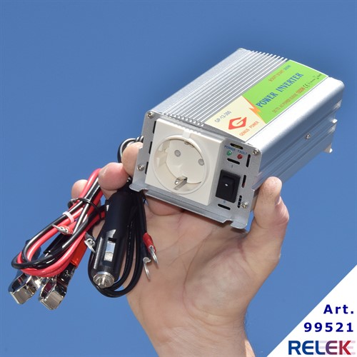 Omformare 300W 12VDC-230VAC modifierad sinus.