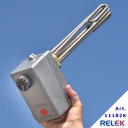 RELEK Elpatron PP2-6rf 6kW 2-stegs term. 30-90° m kontaktor