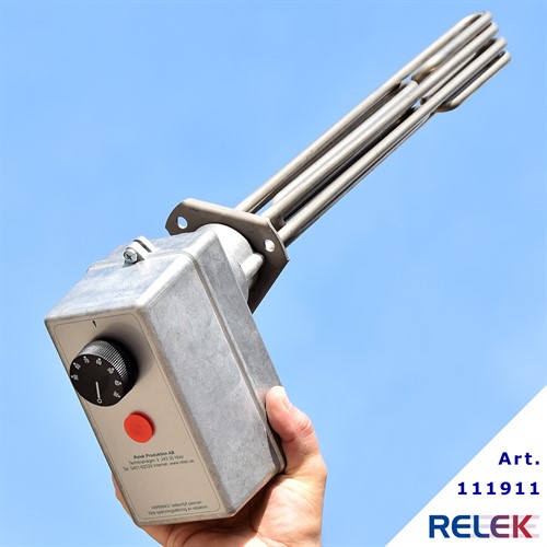 Elpatron 4500W 30-90°C 2-stegs EP2-C-4,5rf CTC-fläns