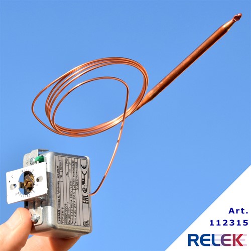 Överhettningsskydd  Jumo  1-pol.  0 - 200°C