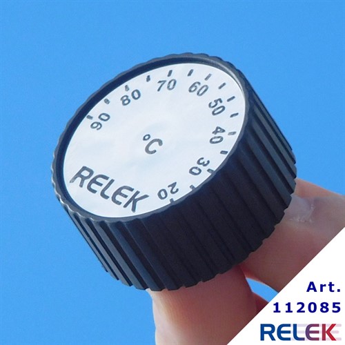 Termostat-ratt 0-85°C, för enstegs styrutrustning